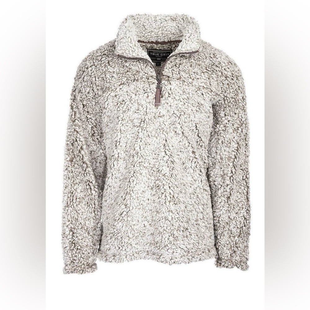 True Grit Original Frosty Tipped Sherpa Pullover Jacket Men's Med/Womens L